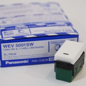Công tắc điện 1 chiều Panasonic WEV5001SW cắm nhanh