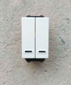 Công tắc đôi 1 chiều Panasonic WEV502107SW size nhỏ