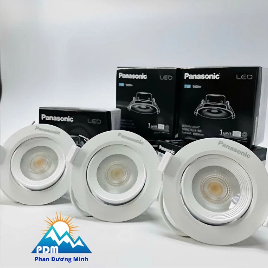 Đèn Downlight xoay góc Panasonic