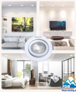 Đèn LED âm trần chỉnh góc Panasonic linh hoạt ứng dụng
