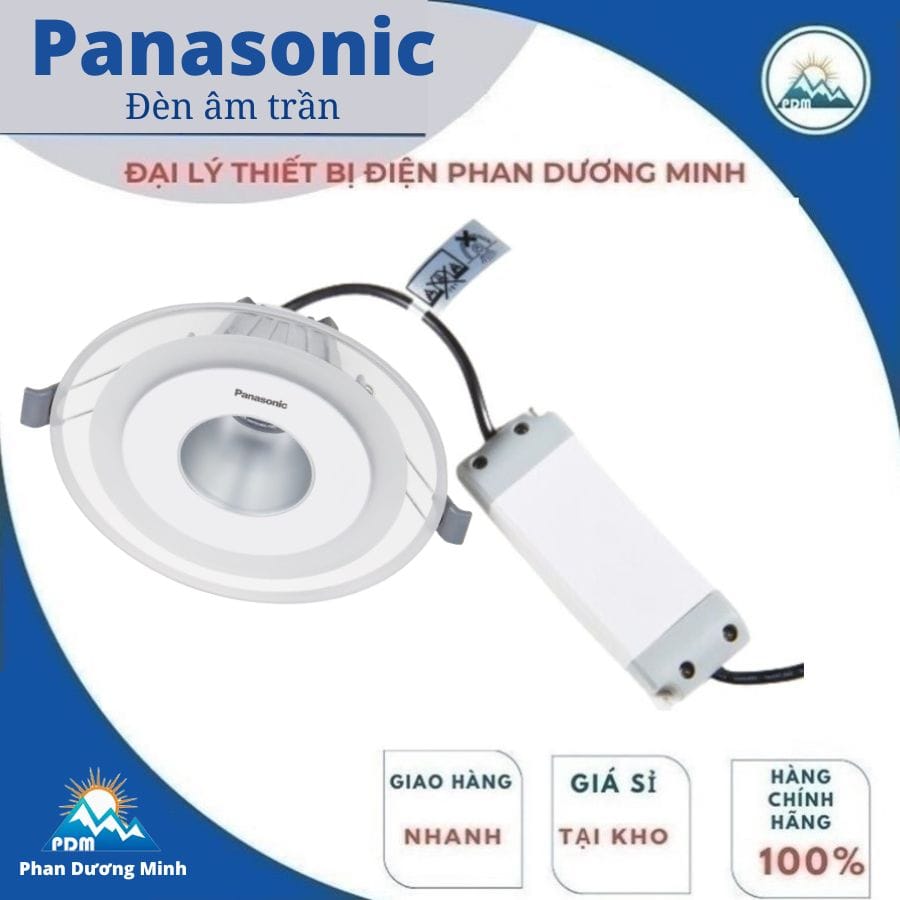 Đèn downlight âm trần 3 chế độ Panasonic viền lớn Đèn downlight âm trần 3 chế độ Panasonic viền lớn