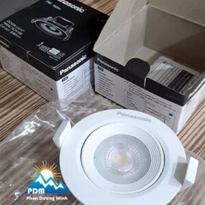 Đèn led âm trần xoay góc Panasonic 7W