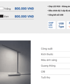 Giá đèn học chống cận để bàn Panasonic