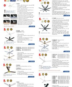 Giá quạt trần Panasonic chính hãng