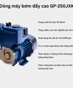 Máy bơm đẩy cao 250W Panasonic GP-250JXK