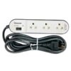 Phích cắm 3 chấu có công tắc Panasonic WCHG24332W 3 ổ cắm