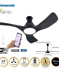 Quạt trần 3 cánh Panasonic F-48DGL điều khiển điện thoại