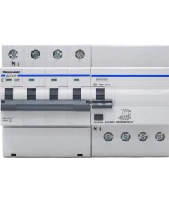 BBDE43234CNV – RCBO Panasonic 32A 4P 30mA 6kA 415V