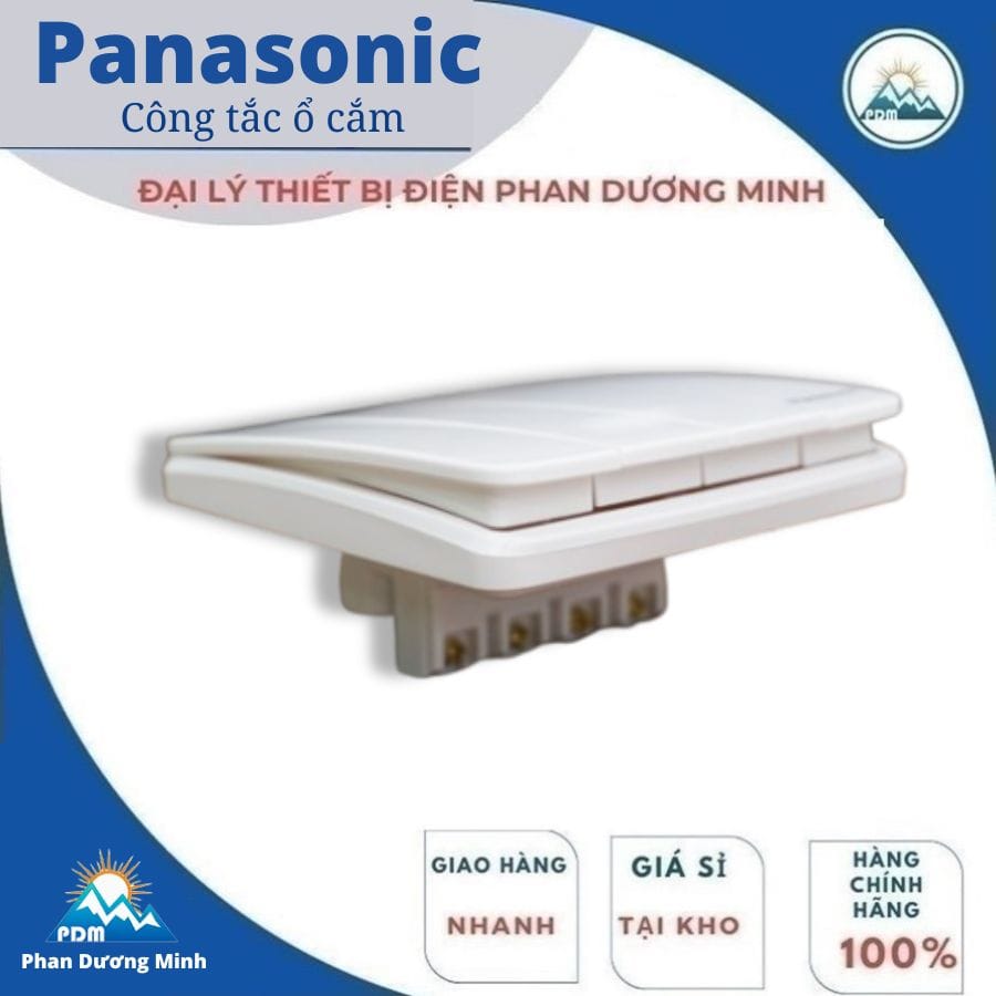 Bộ 4 công tắc 1 chiều Panasonic WMT507 VN Bộ 4 công tắc 1 chiều Panasonic WMT507 VN