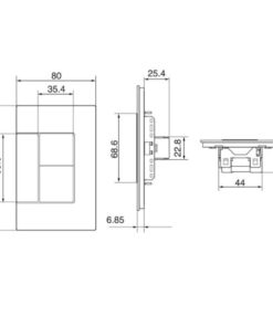Bộ công tắc 2 chiều 2 thiết bị Panasonic WTEGP52562S-1-G