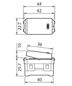 Công tắc 1 chiều có đèn báo ON Panasonic WEG5141SW