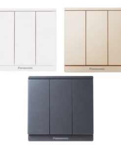 Công tắc điện Panasonic 1 chiều, 3 thiết bị dòng Moderva
