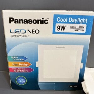 Đèn âm trần vuông 9W Panasonic