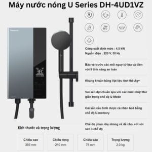 Máy nước nóng Panasonic DH-4UD1VZ dòng U Series