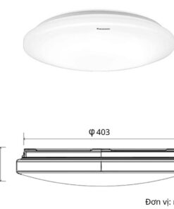 Đèn LED ốp trần Panasonic 24W 2G cơ bản