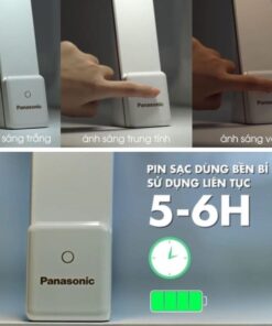 Đèn bàn Panasonic HHGLT0339W88L trắng pin sạc