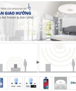 Đèn trần chuyển cảnh Panasonic HHGXS340188 điều khiển ứng dụng