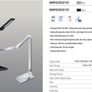 Giá đèn để bàn Panasonic 3 chế độ